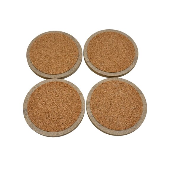 DS Nautical Sailboat Stone Absorbent Coasters Set of 4 With Cork Backing - Picture 3 of 3